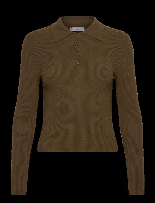 Mango | Polo-Neck Ribbed Sweater | M