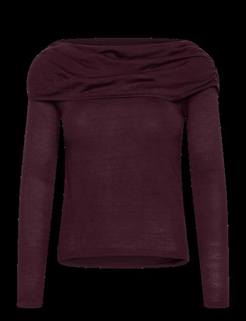 Mango | Fitted Sweater With Draped Neckline | XS
