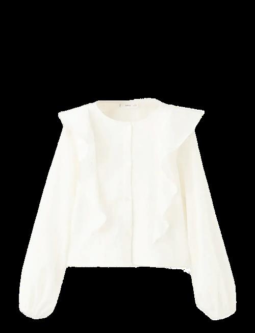 Mango | Ruffled Lurex Blouse | 146