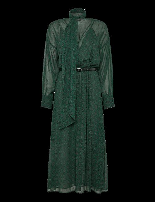 Mango | Printed Dress With Foulard | M