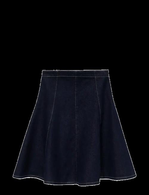 Mango | Denim Midi-Skirt With Stitching | XS