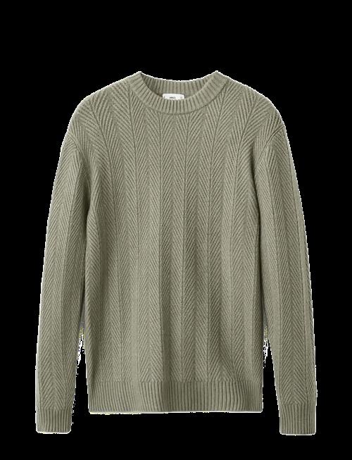 Mango | Herringbone Structured Sweater | XL