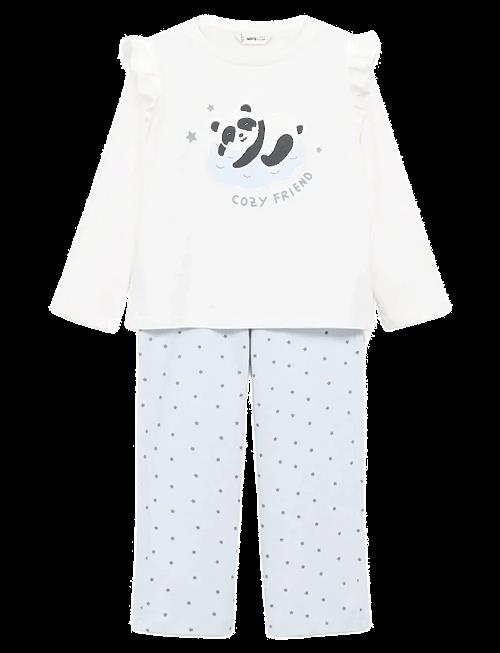 Mango | Printed Long Pyjamas | 5-6