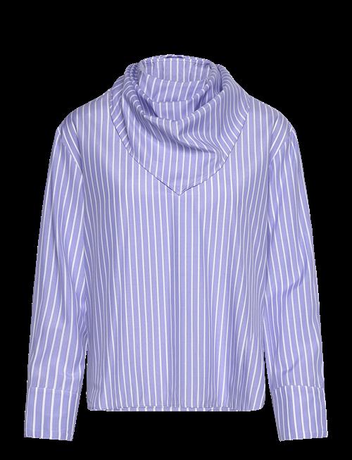 Mango | Striped Blouse With Handkerchief | M