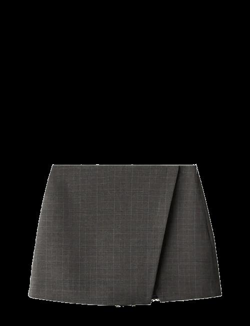Mango | Check Wrap Skirt | 36