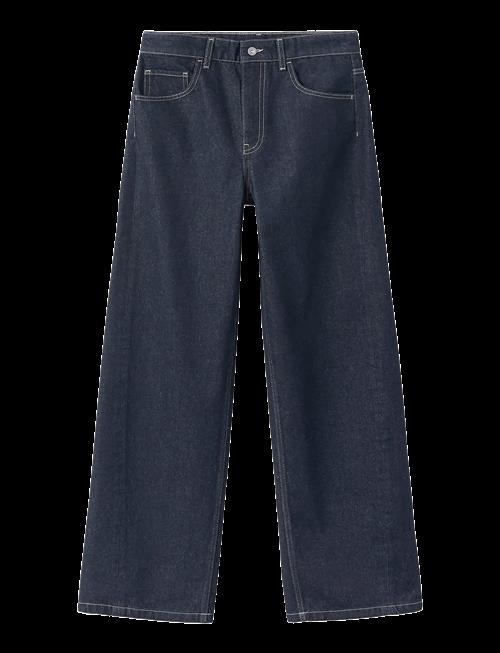 Mango | Mid-Rise Rinse-Wash Barrel Jeans | 36