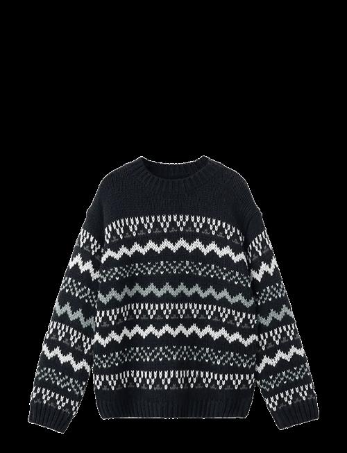 Mango | Knitted Sweater With Trim | 11-12