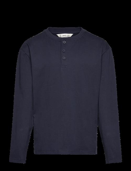Mango | Buttoned Cotton T-Shirt | 9-10