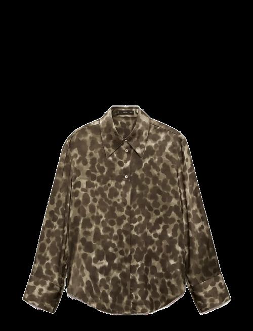 Mango | Satin Print Shirt | XS