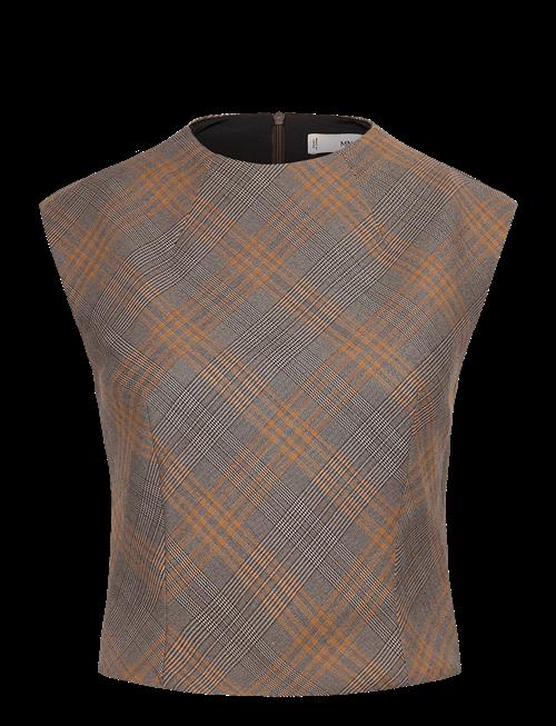 Mango | Fitted Check Top | L
