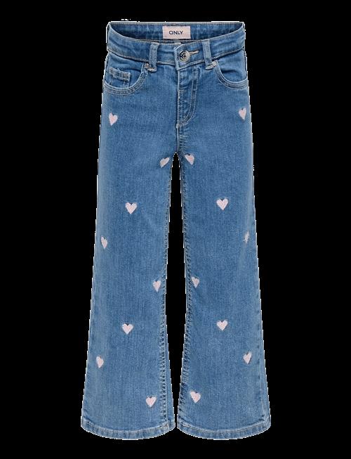 Kids Only | Kmgjuicy Wide Leg Heart Emb Jeans Noos | 110