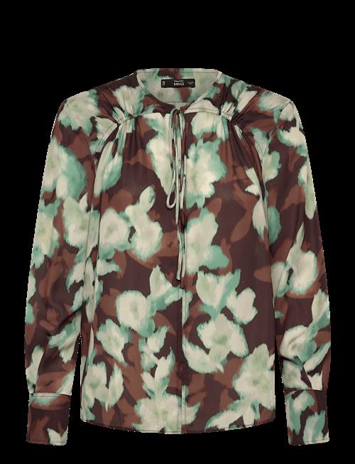 Mango | V-Neck Blouse With Tie | M