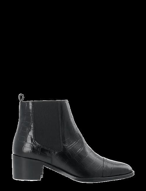 Se Bianco | Biacarol Dress Chelsea Boot Croco Embossed Leather | 37 hos Booztlet