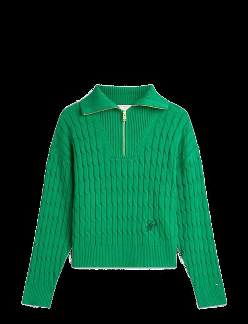 Tommy Hilfiger | Co Cable Mid Gg 1/2 Zip Ls Swt | XXXL