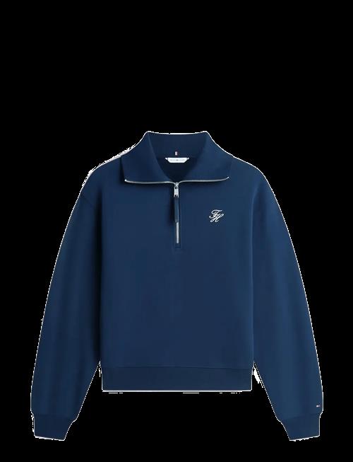 Tommy Hilfiger | Th Script Half Zip Terry Swtshrt | XL
