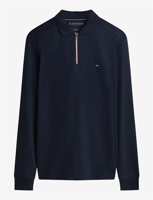Tommy Hilfiger | Ls Liquid Rwb Zip Reg Polo | M