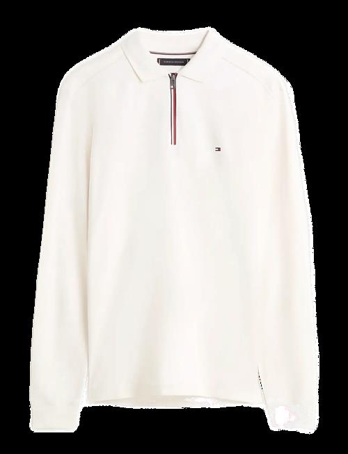 Tommy Hilfiger | Ls Liquid Rwb Zip Reg Polo | L