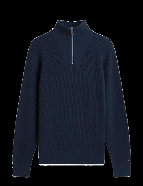 Tommy Hilfiger | Fisherman Rib Zip Mock | S