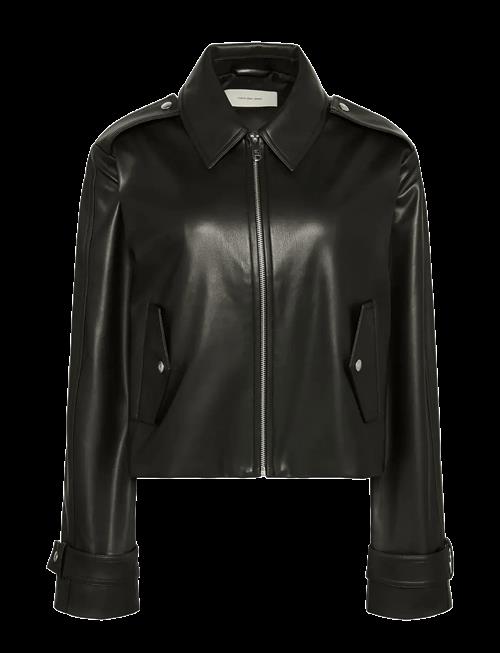 Calvin Klein Jeans | Leather Moto Jacket | XS