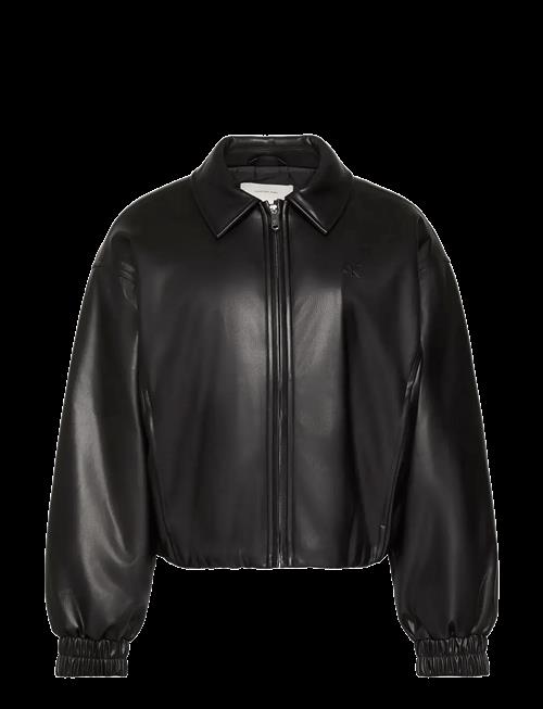 Calvin Klein Jeans | Faux Leather Insulated Bomber | XXL
