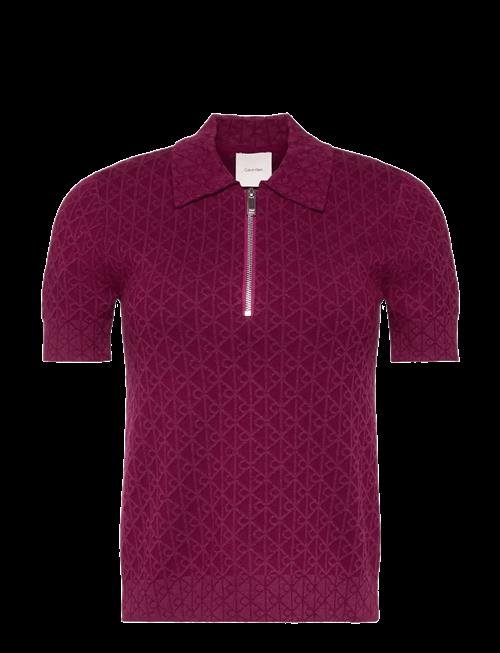 Calvin Klein | Aop Textured Ss Top | S