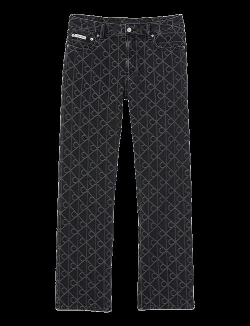 Calvin Klein Jeans | Signature 90S Straight Black Emb | 27 x 32