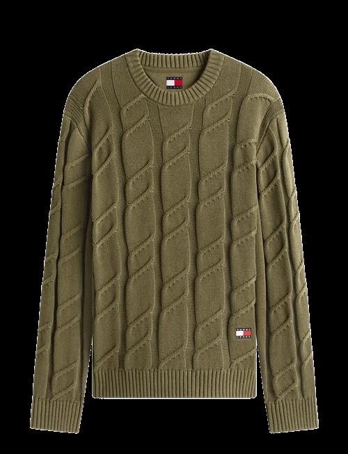 Tommy Jeans | Tjm Reg Chunky Cable Knt Swt Ext | L