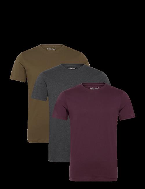 Selected | Slmcormac Ss O-Neck Tee 3-Pack Noos | L