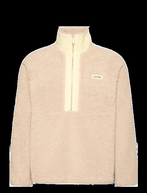 Calvin Klein | Ls Sherpa Roll Neck Qtr Zip Po | S
