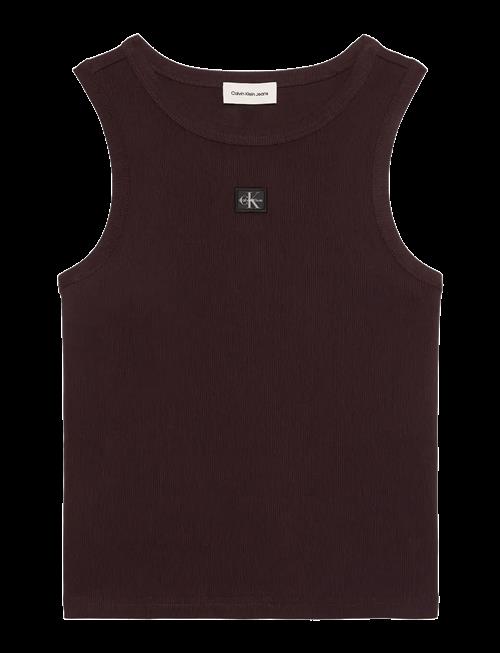 Calvin Klein Jeans | Heritage Label 2X2 Baby Rib Tank | XXS