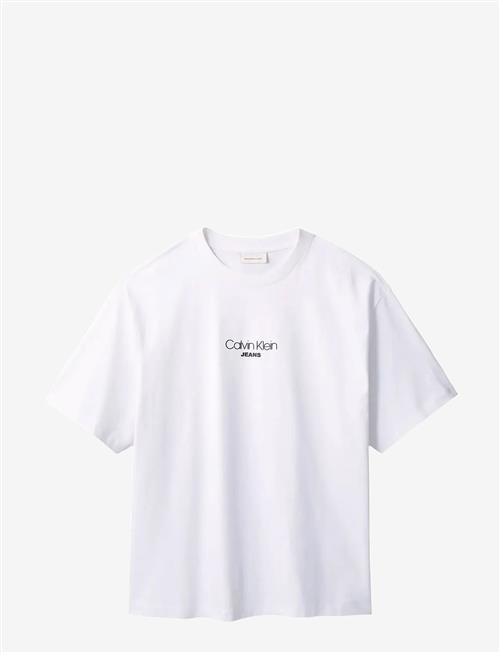 Calvin Klein Jeans | Ss 16S Rlxd Fit Ckj Graphic Tee | L