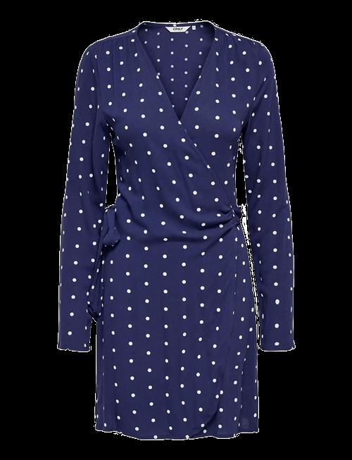 ONLY | Onlkeshav L/S V-Neck Wrap Dress Wvn | L