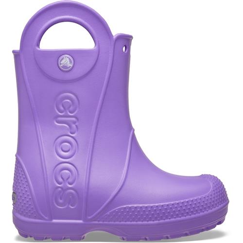 Crocs Handle It Rain Boot K PPl Purple Pulse 34-35 EU  Lilla  34-35 EU  Drenge, Piger