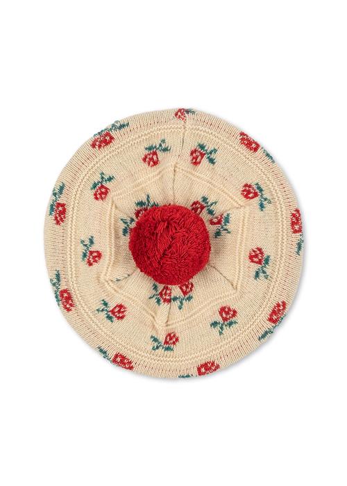 Konges Sløjd Belou Beret Rose  Rose-5-8Y  Lyserød  5-8 år  Piger