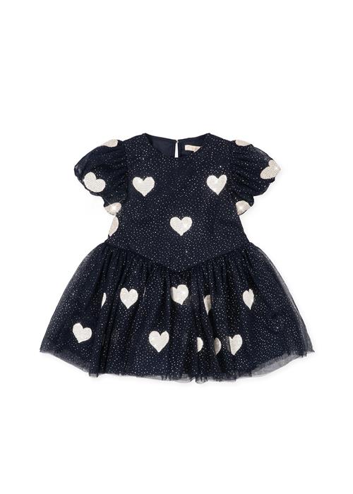 Konges Sløjd Heartlily Kjole Coeur Night Sky  Coeur Night Sky-6Y  Blå  6 år  Piger