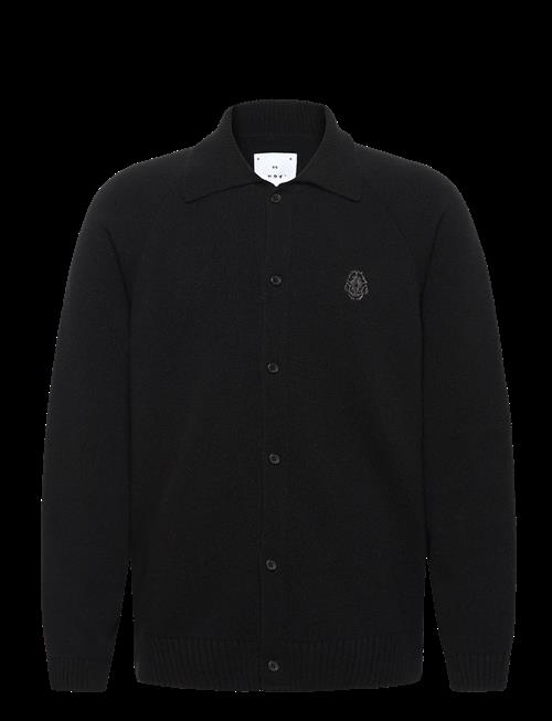 Edwin | Mars Polo Cardigan-Black | S
