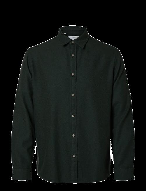 Selected | Slmregclaus Noah Brush Twist Sht Ls Noos | L