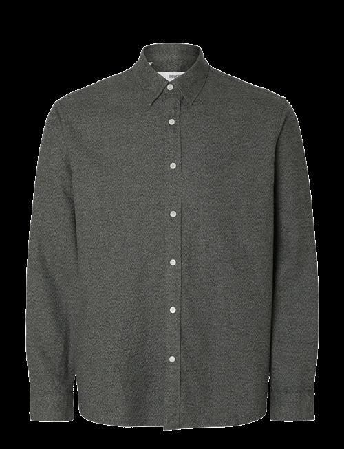 Selected | Slmregclaus Noah Brush Twist Sht Ls Noos | XXL