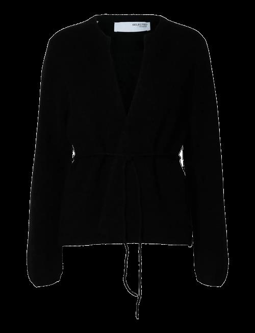 Selected | Slfsia Ras Ls Knit Belt Cardigan | L