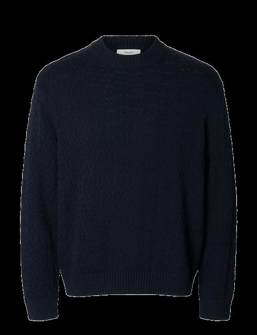 Selected | Slhphilip Ls Knit Relaxed Crew Neck | S