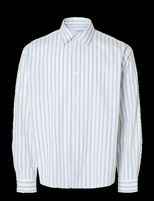Selected | Slhrlxhenri Stripe Ls Shirt | M