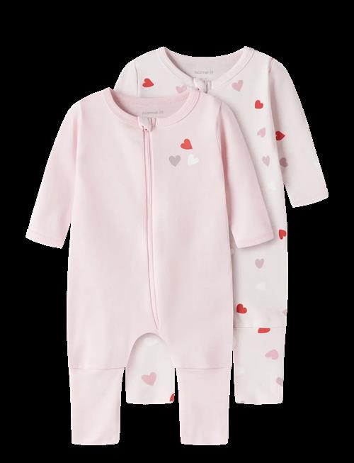 name it | Nbfnightsuit 2P Zip Ff Car. Heart Noos | 92