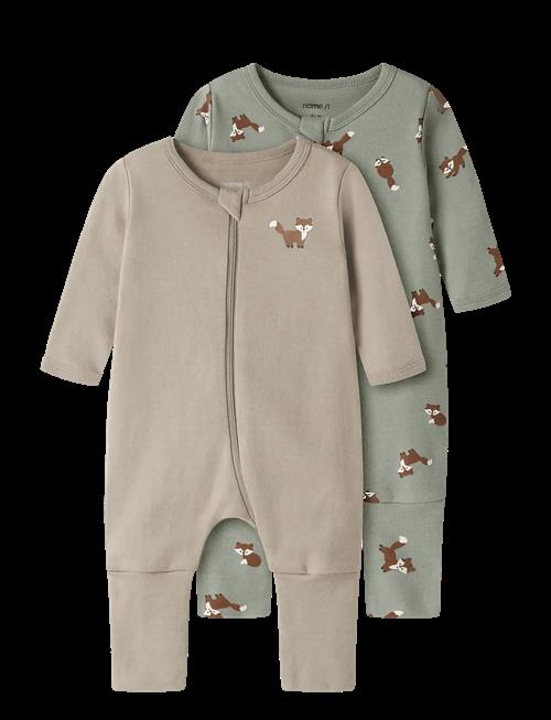 name it | Nbmnightsuit 2P Zip Ff Fox Noos | 104
