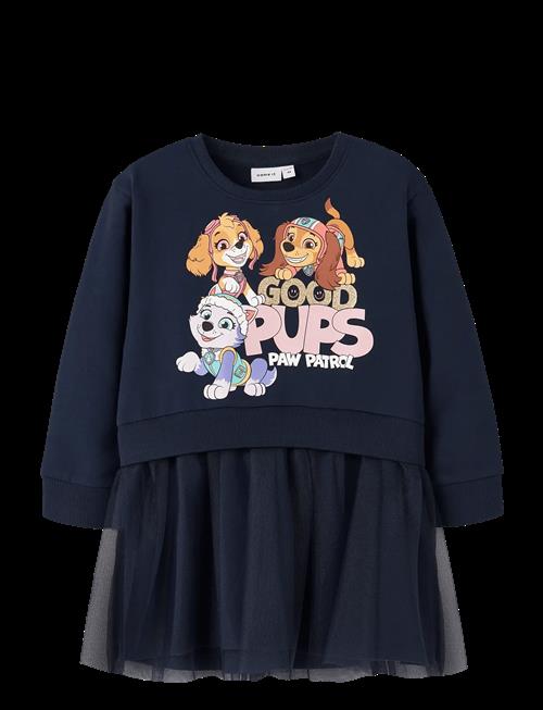 name it | Nmfjara Paw Nreg Swe Dress Bru Cplg | 116