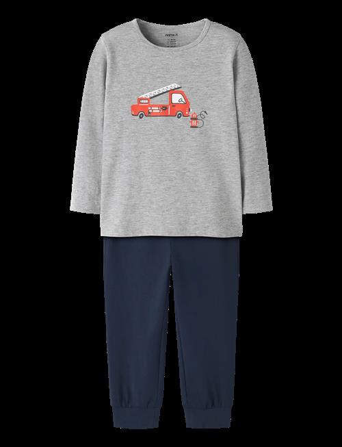 name it | Nmmnightset Grey Firetruck Noos | 122-128