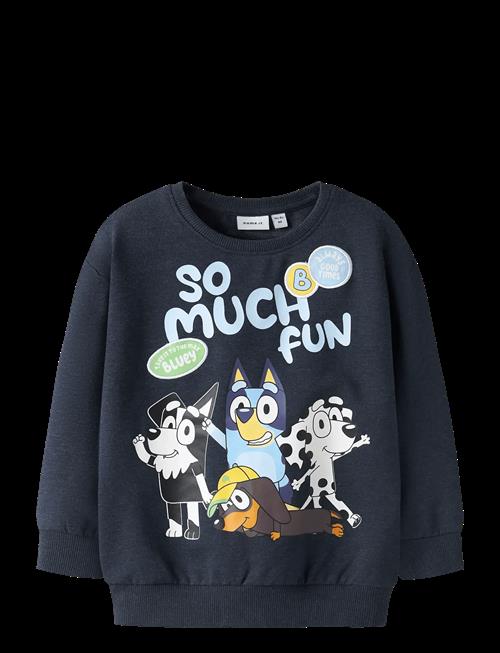name it | Nmmjared Bluey Nreg Sweat Unb Sky | 98