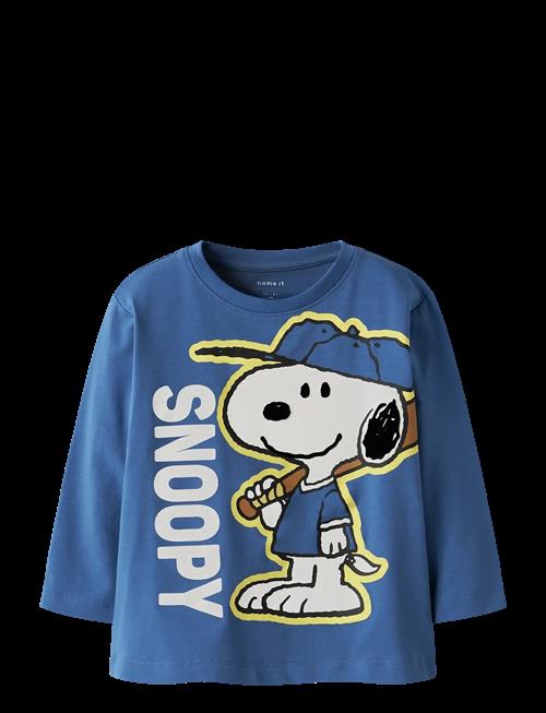 name it | Nmmdenis Snoopy Ls Nreg Top Box Sky | 98