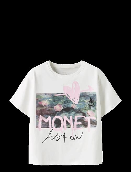 name it | Nkfdydissi Monet Ss Nreg Top Noos Art | 122-128