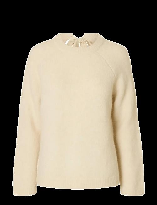 Selected | Slfgabella Ls Knit Bow O-Neck | S