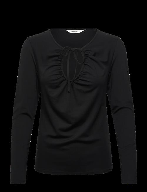 Selected | Slfslim Mia Ls Tie Top | M